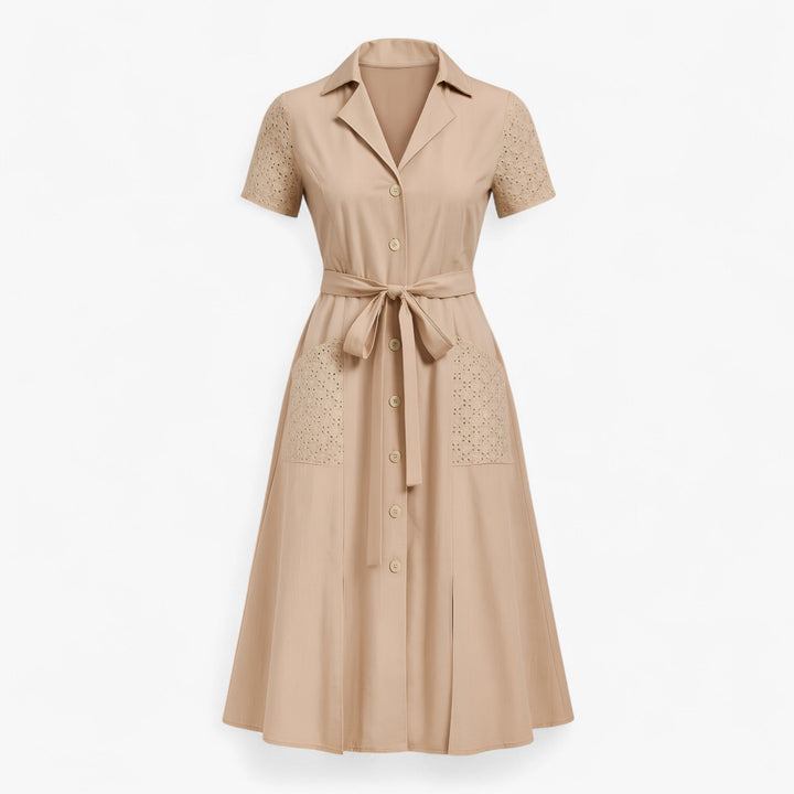 Valentina – Casual V-Hals Jurk Dames
