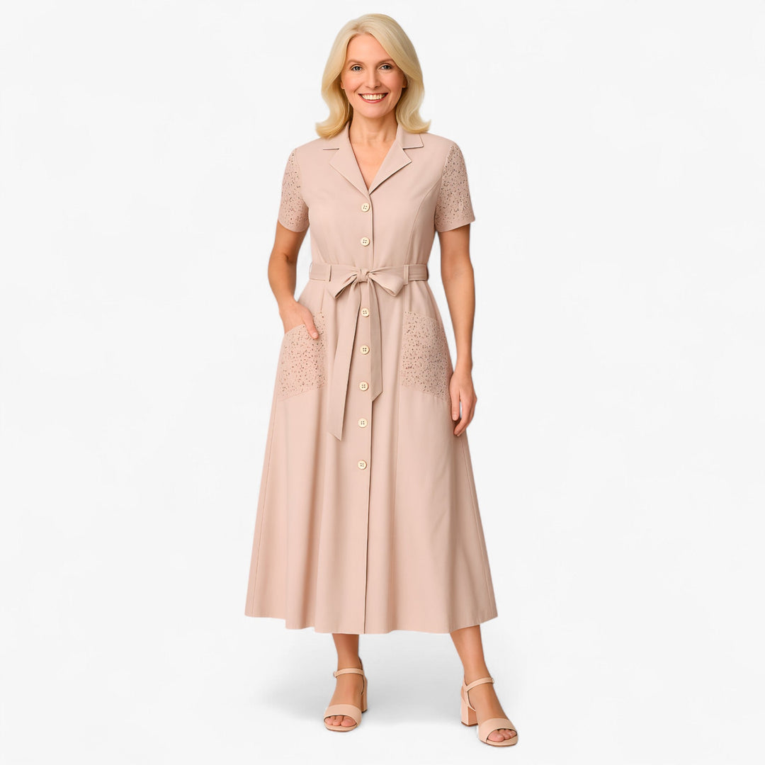 Valentina – Casual V-Hals Jurk Dames
