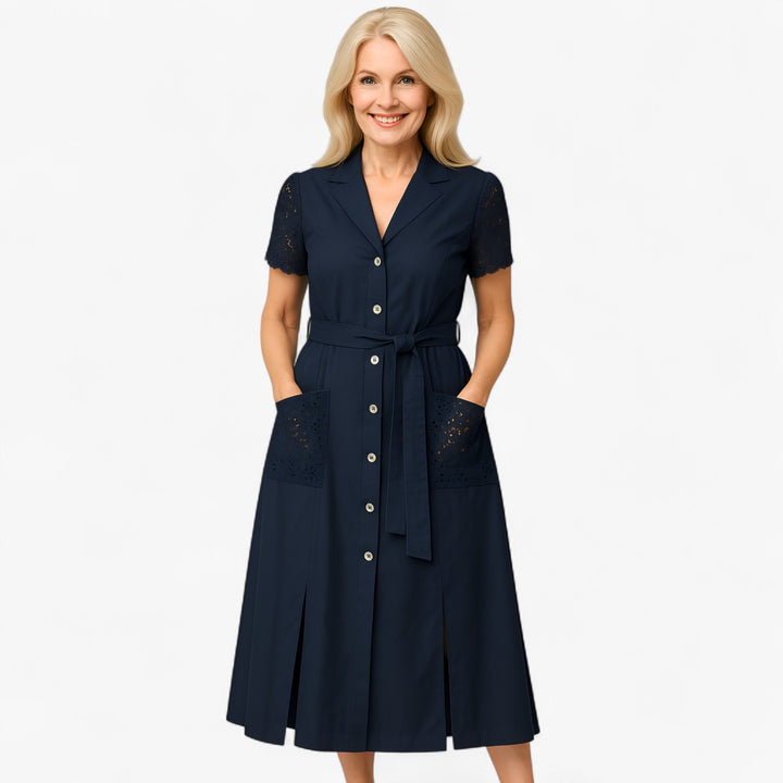 Valentina – Casual V-Hals Jurk Dames