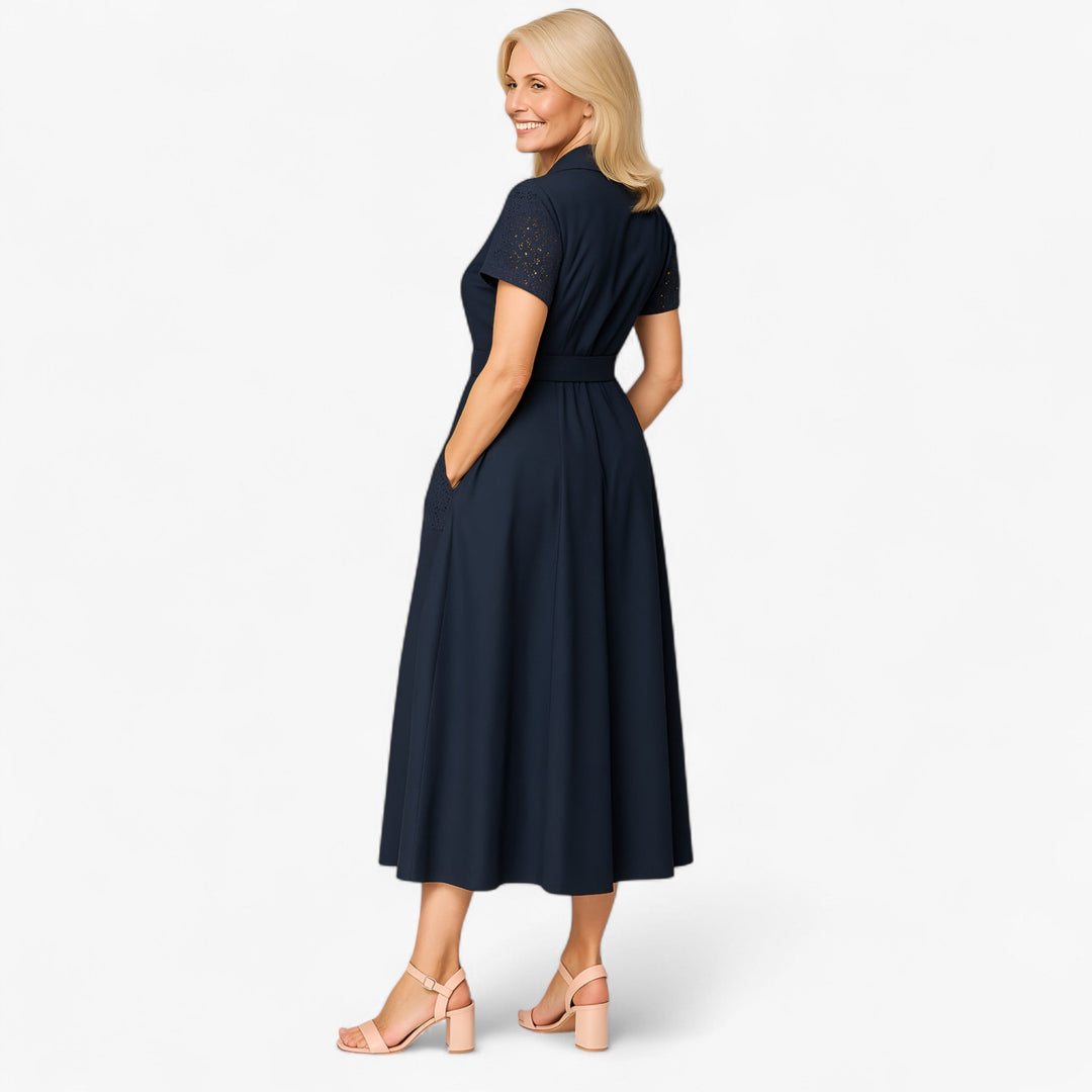 Valentina – Casual V-Hals Jurk Dames