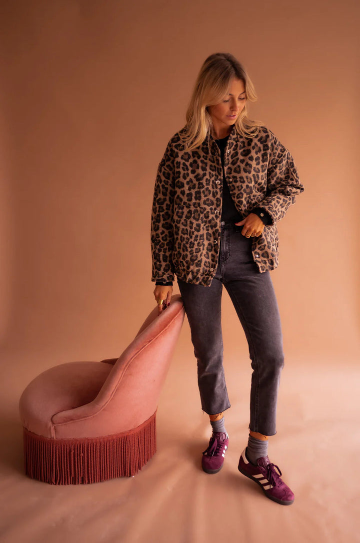 Yfke – Luipaardprint Damesjas