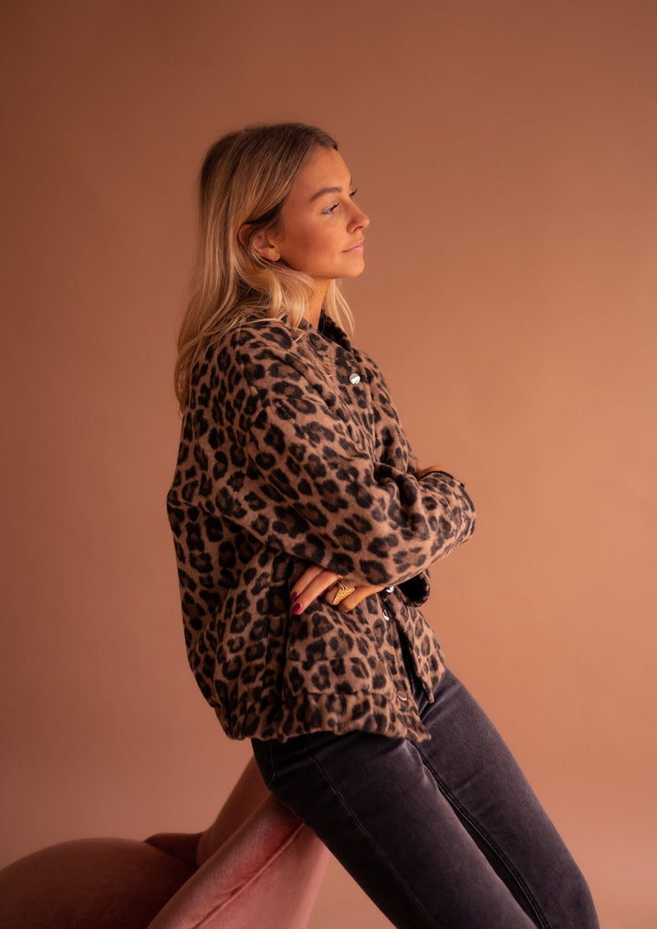 Yfke – Luipaardprint Damesjas