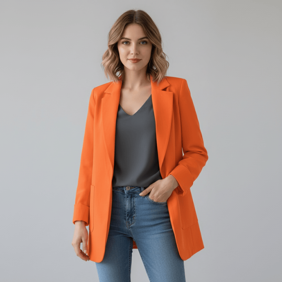 Elegante damesblazer met verfijnde pasvorm en luxe afwerking