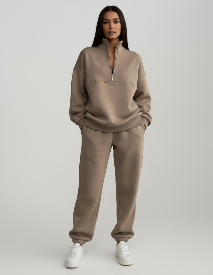 Lenoriva Liora elegante fleeceset – zachte en stijlvolle dames set