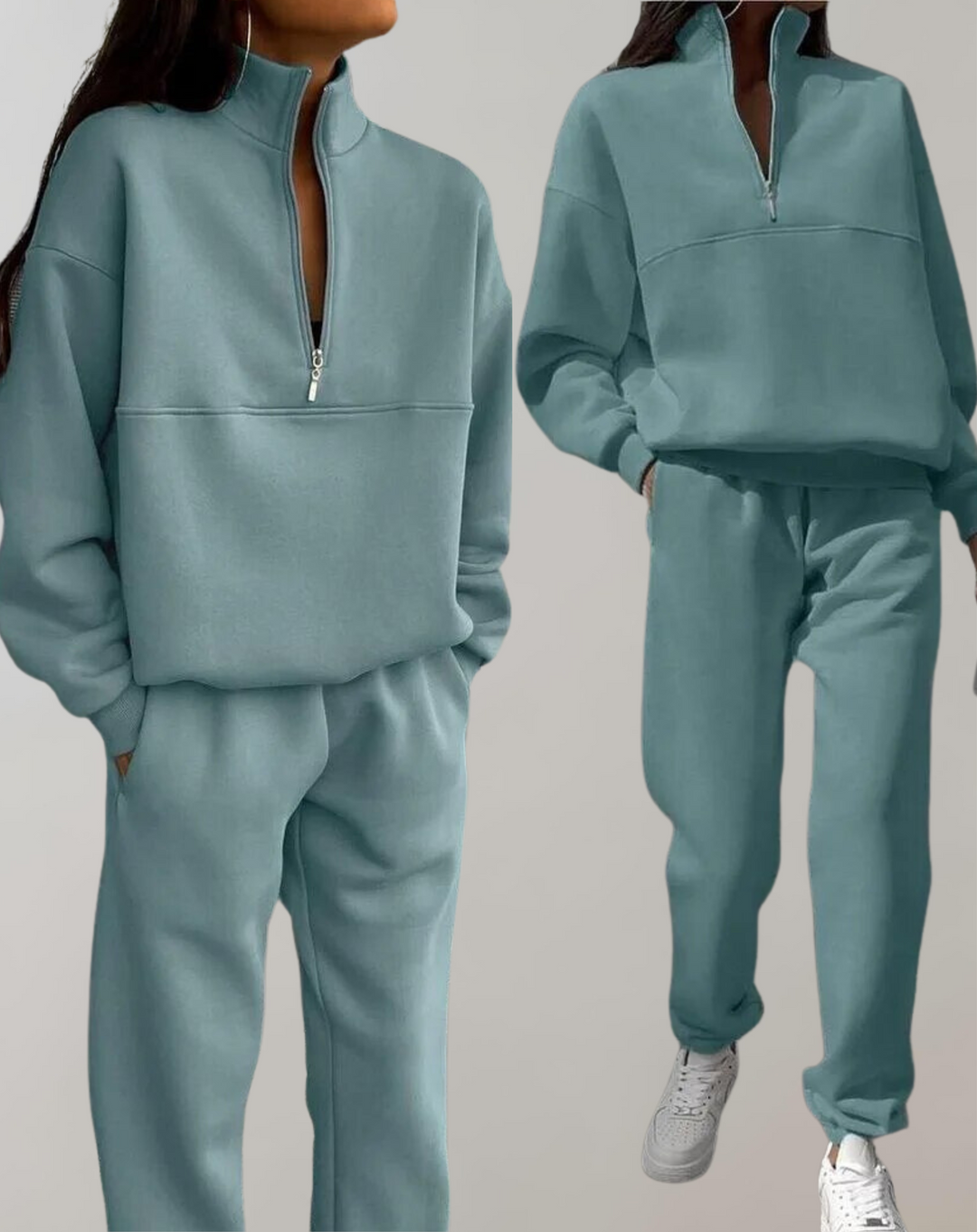 Lenoriva Liora elegante fleeceset – zachte en stijlvolle dames set