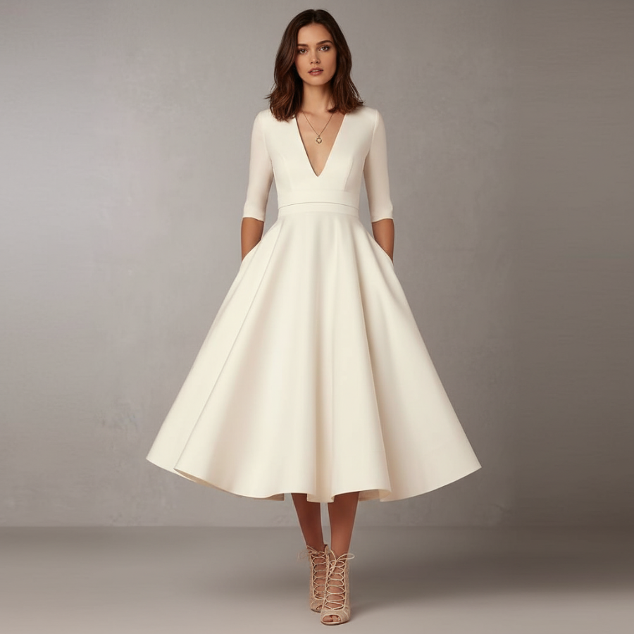 Céline elegante jurk voor dames van Lenoriva – stijlvolle en luxueuze damesjurk