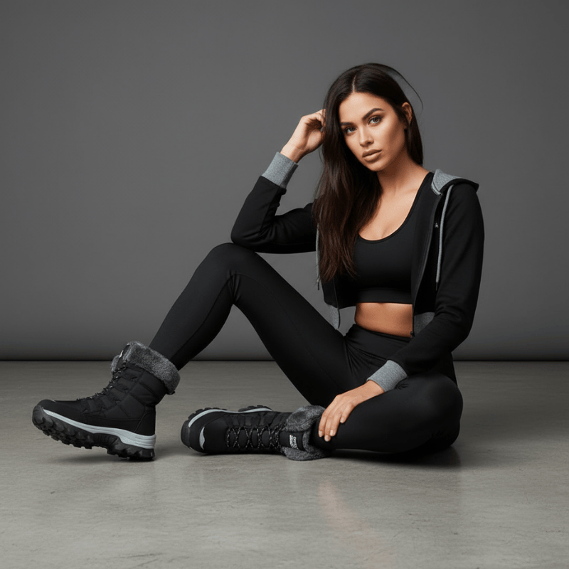 Vivienne elegante gevoerde laarzen voor dames van Lenoriva – stijlvolle leren laarzen met zachte voering en tijdloos design