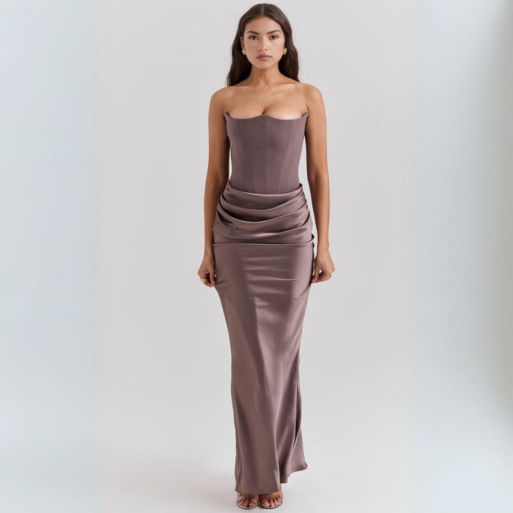 Elin maxi-jurk voor dames in elegante stijl met tijdloze pasvorm