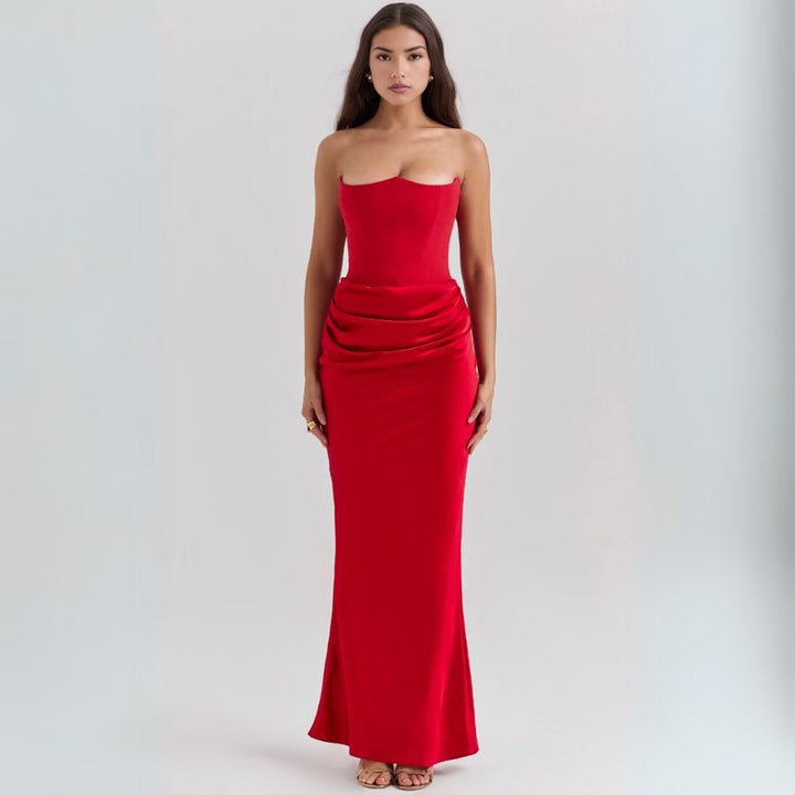 Elin maxi-jurk voor dames in elegante stijl met tijdloze pasvorm