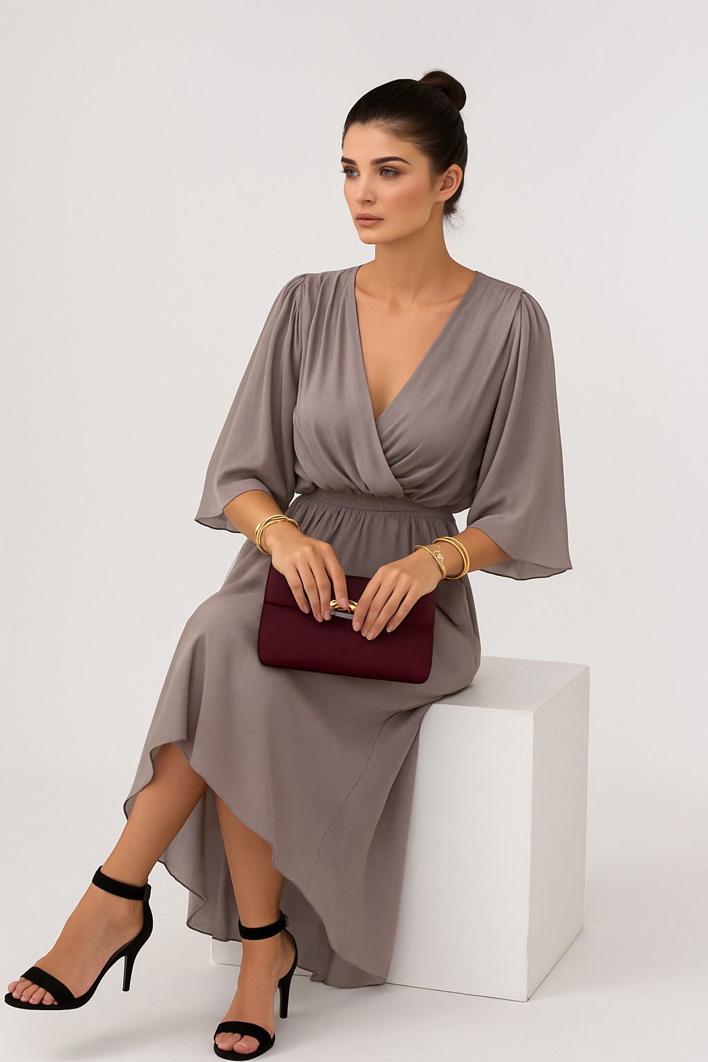 Elodie – Luchtige Chiffonjurk
