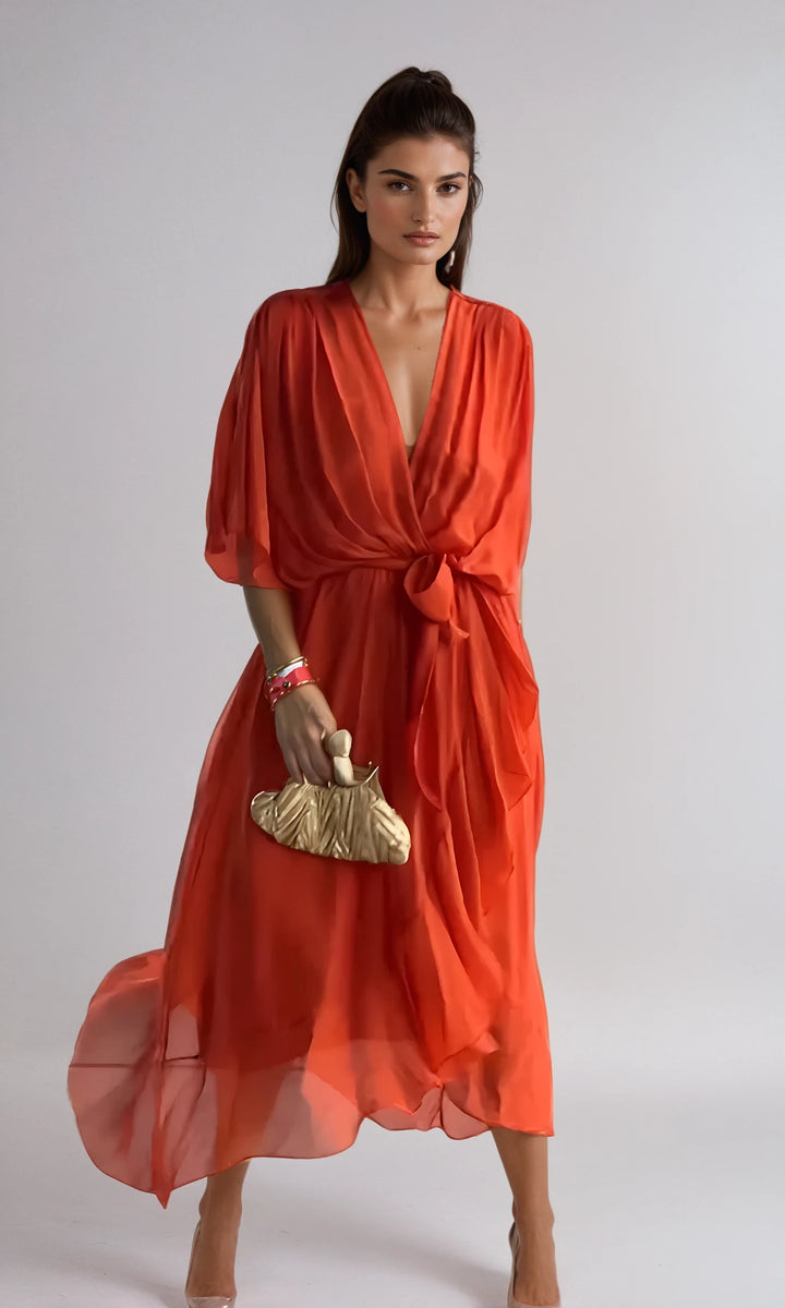 Elodie – Luchtige Chiffonjurk7