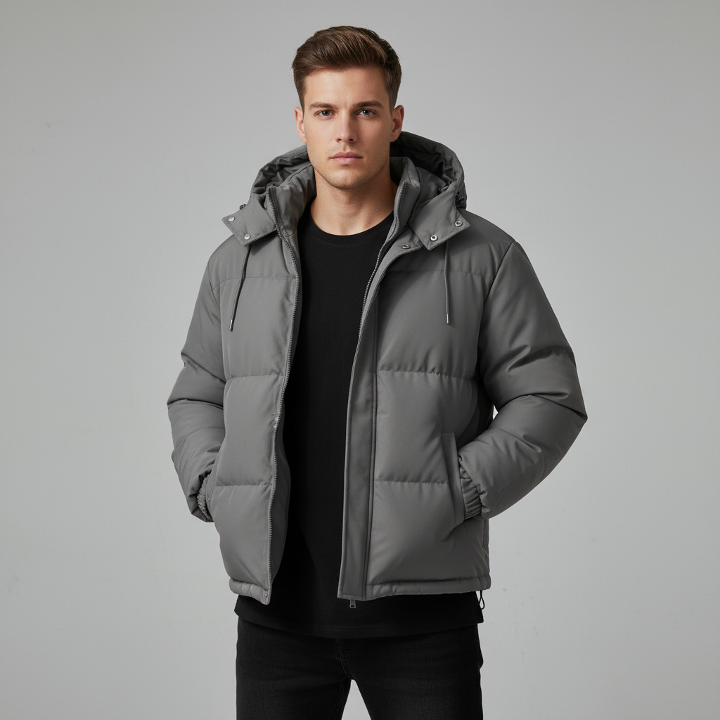 Klassiek ontworpen damesjas met capuchon in stijlvolle look