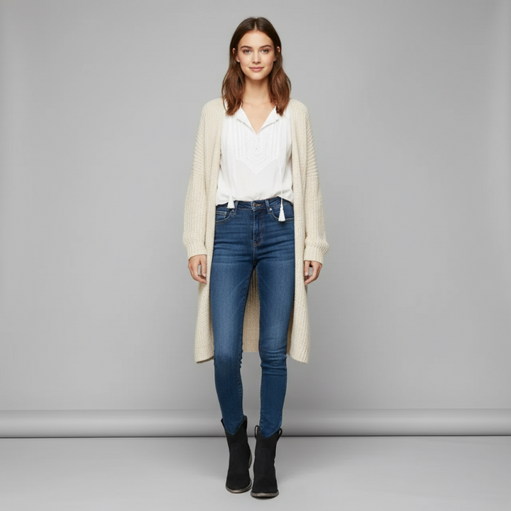 Stijlvolle western enkellaarzen voor dames met comfortabele hak