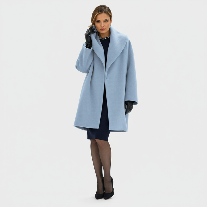 Elegante oversized jas voor dames, warme en stijlvolle winterjas
