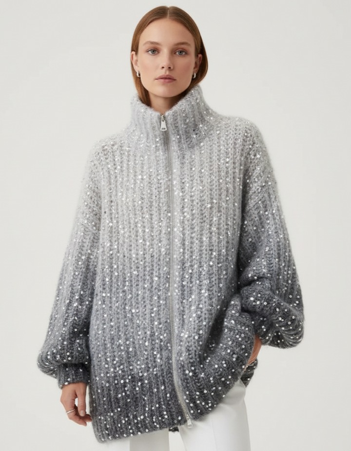 gebreide damestrui, warme wintermode top voor vrouwen