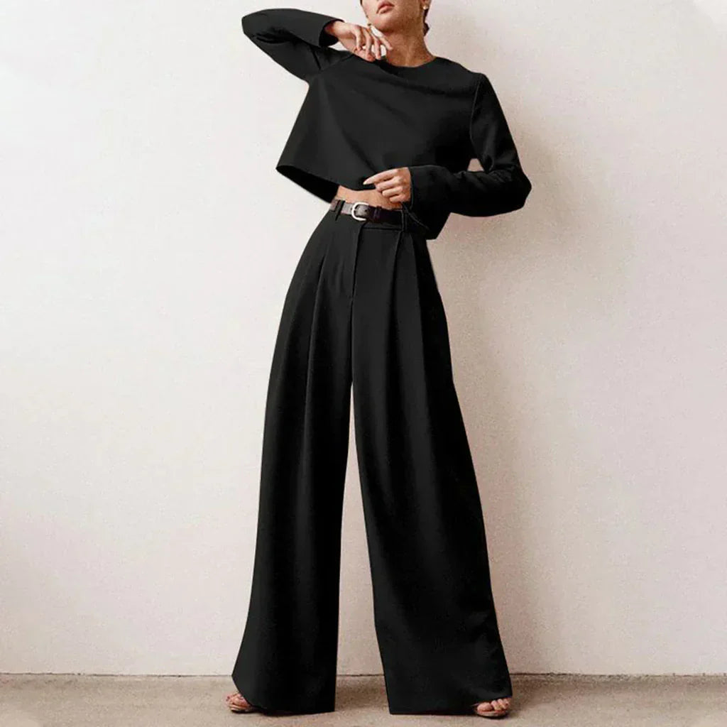 Fenne – Co-ord set met wijde broek