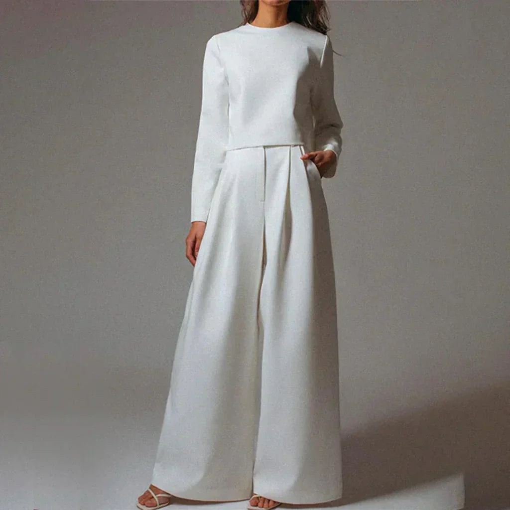 Fenne – Co-ord set met wijde broek
