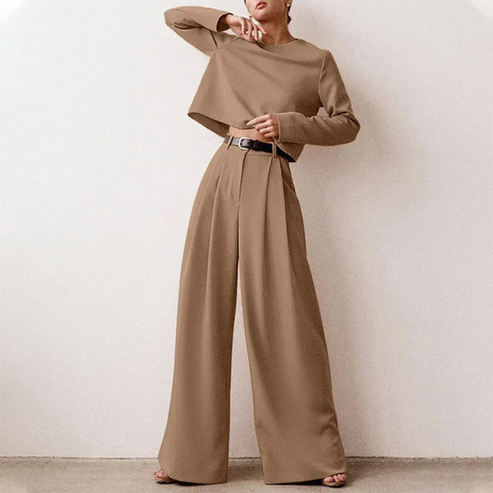 Fenne – Co-ord set met wijde broek