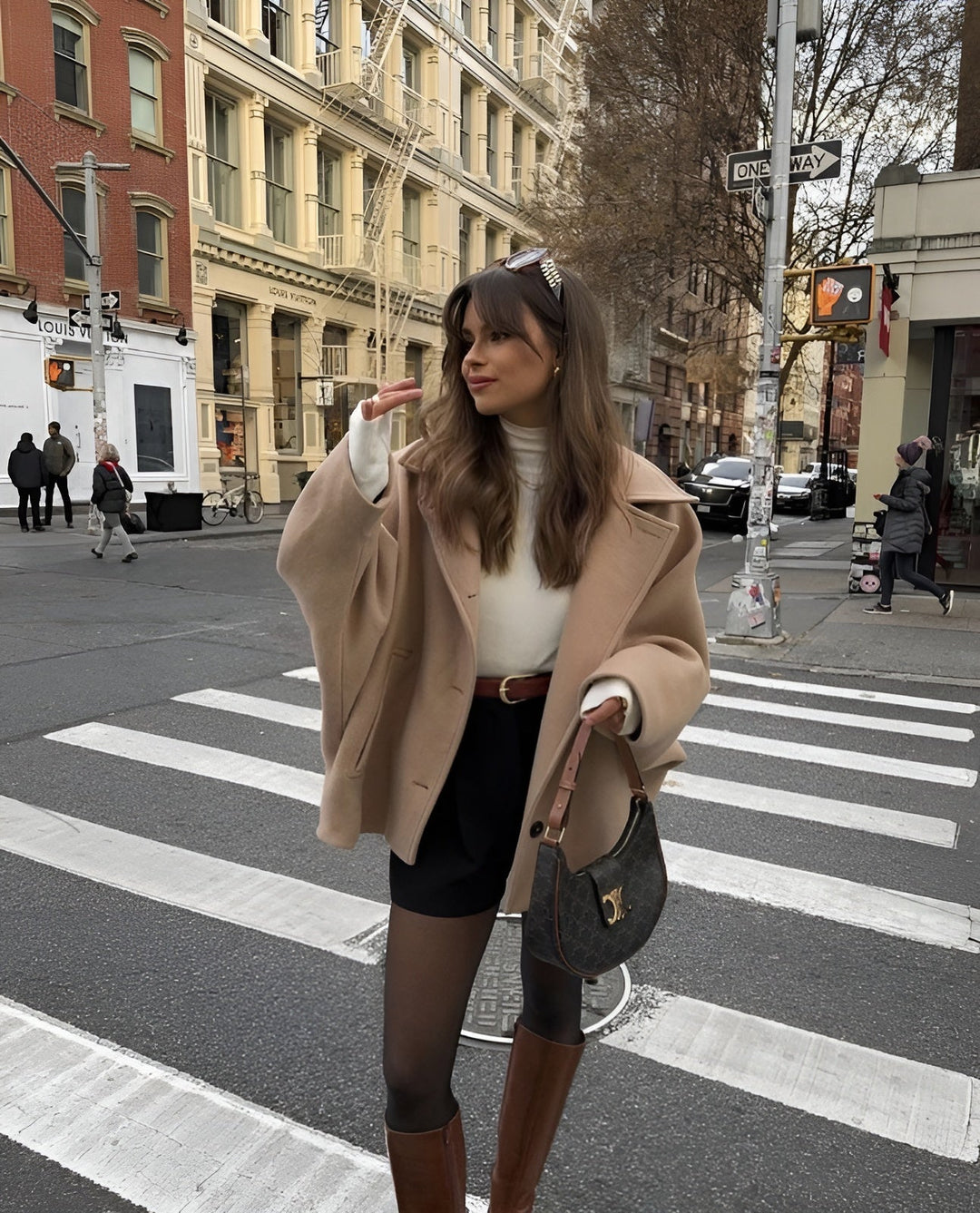 Fientje – Oversized wollen jas