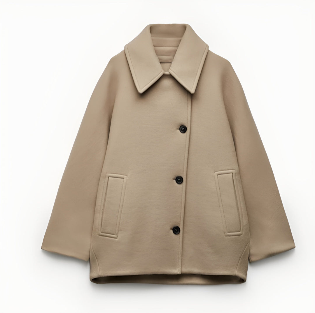 Fientje – Oversized wollen jas