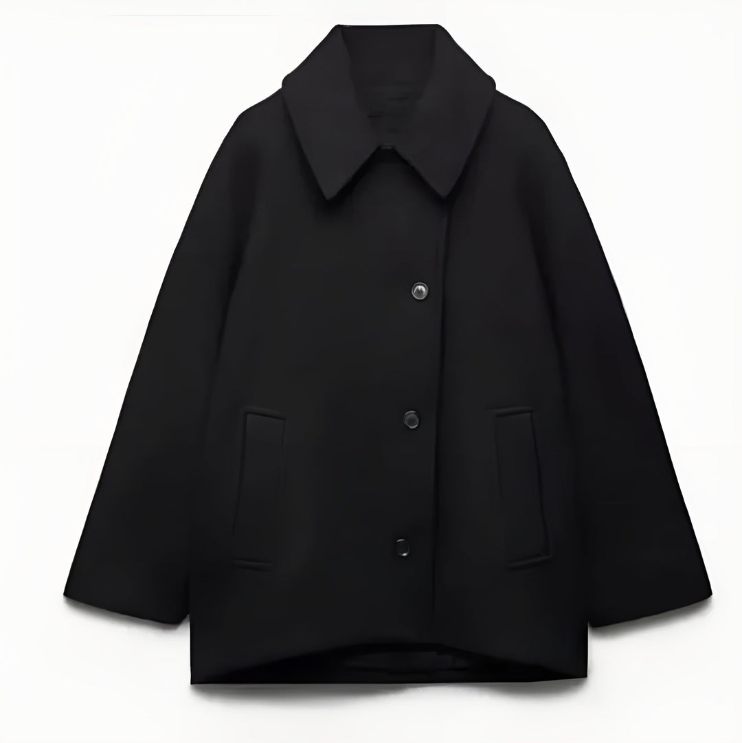Fientje – Oversized wollen jas
