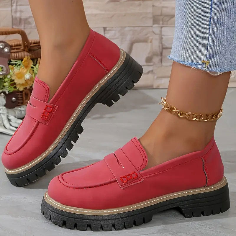 Daphné – Comfortabele Plateau Loafers