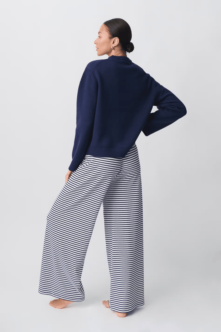Amaya – Gestreepte Oversized Broek Met Tailleband