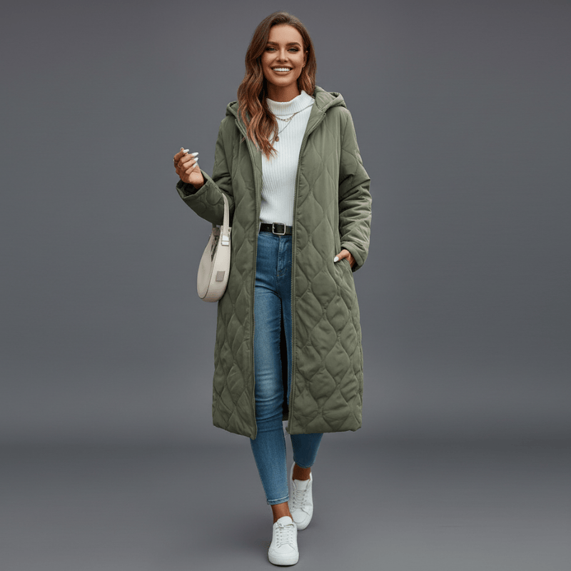 Camille gewatteerd katoenen jack voor dames van Lenoriva – elegant en licht jack met stijlvolle afwerking