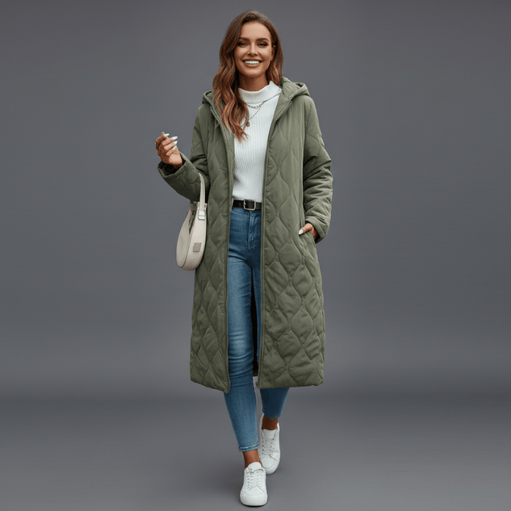 Camille gewatteerd katoenen jack voor dames van Lenoriva – elegant en licht jack met stijlvolle afwerking