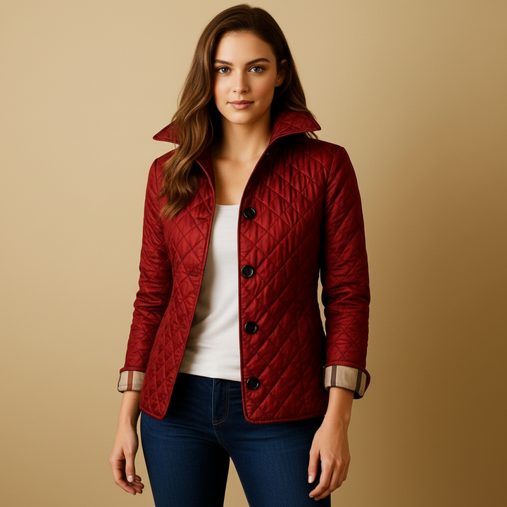 Gewatteerde damesjas, warme en stijlvolle winterjas voor vrouwen