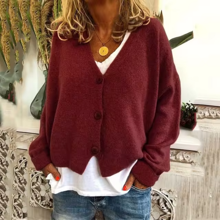 Marit – Luxe Cardigan Met Knopen
