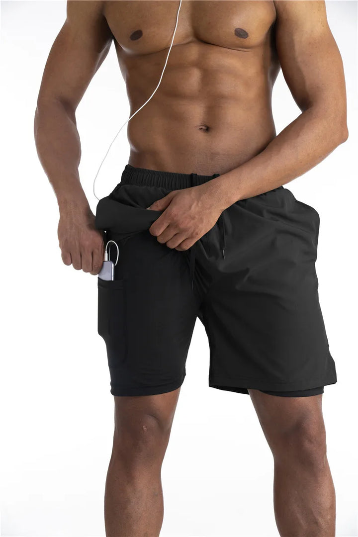 Titan – Hardloopshorts Met Voering En Telefoonvak