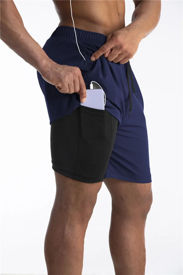 Titan – Hardloopshorts Met Voering En Telefoonvak