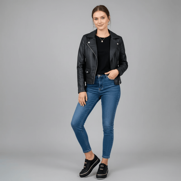 Modieuze dames sneakers met platform en kettingdetail