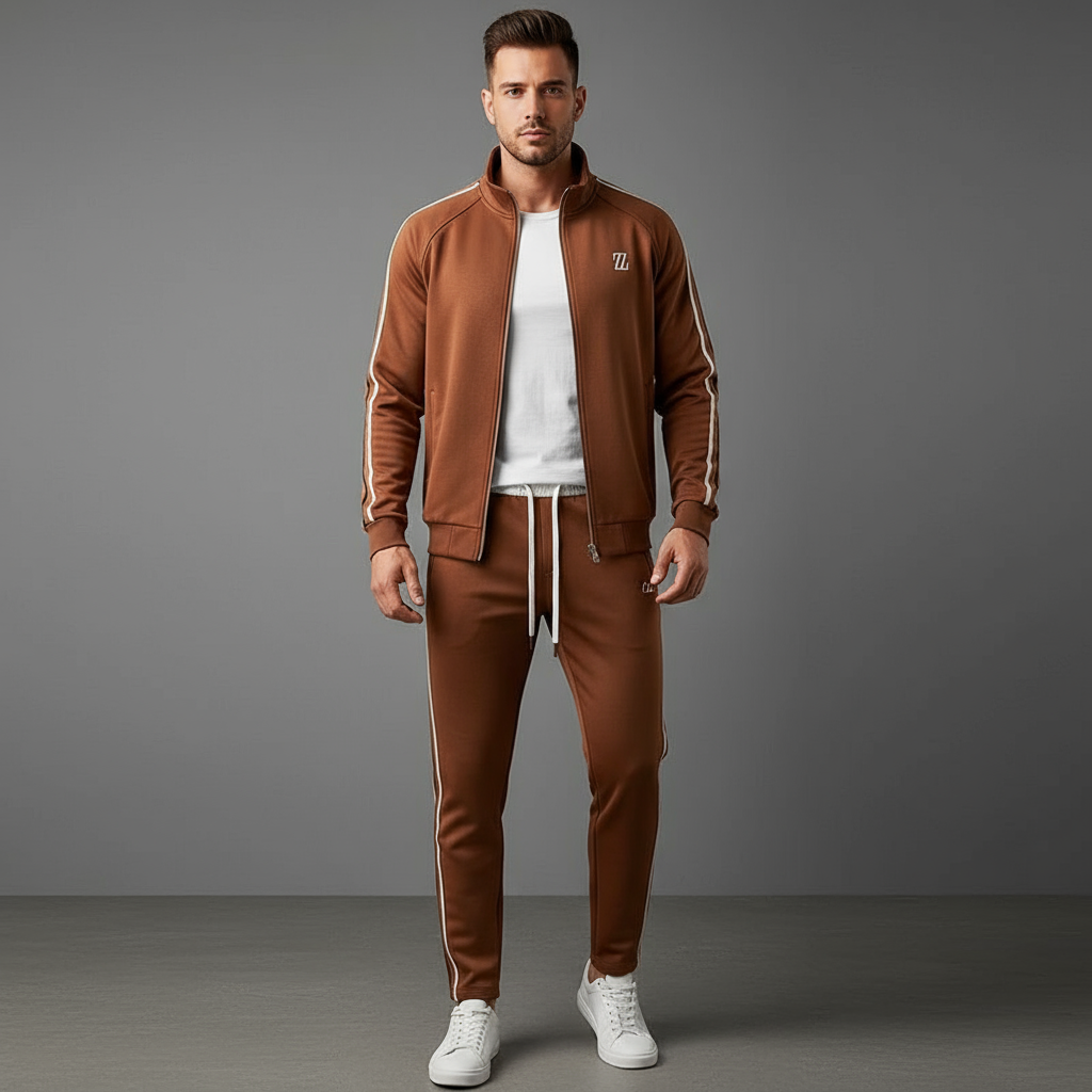 Lenoriva Xavier heren 2-delige trainingspak set – stijlvolle en comfortabele sportset