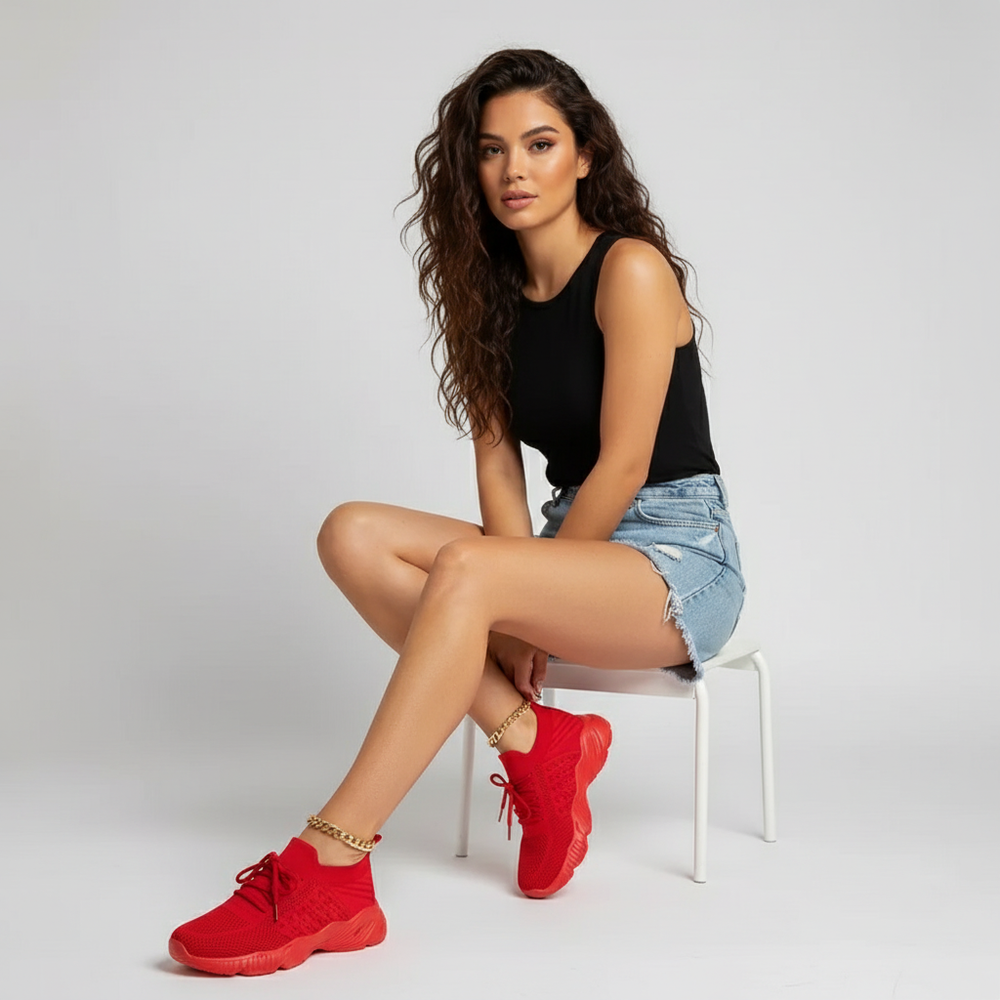 Dames orthopedische sneakers in comfortabel en stijlvol design