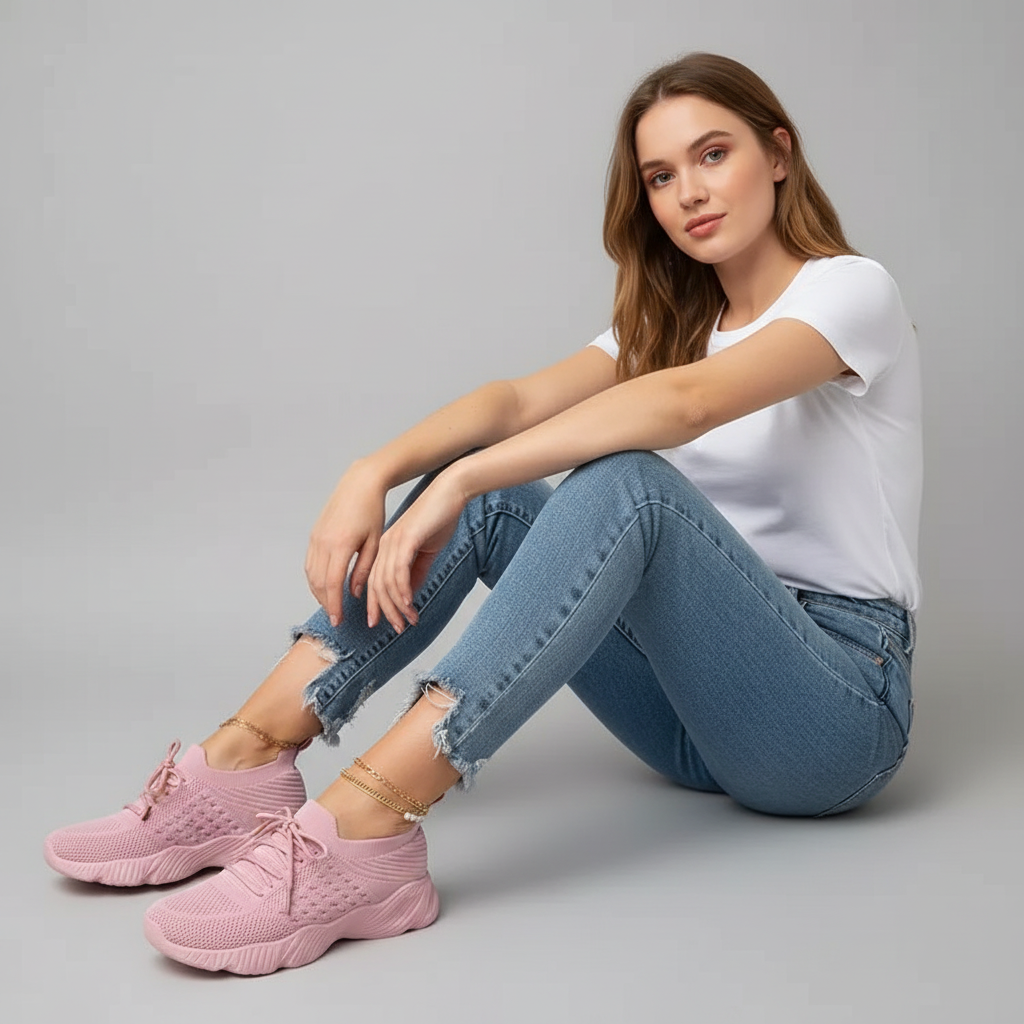 Dames orthopedische sneakers in comfortabel en stijlvol design