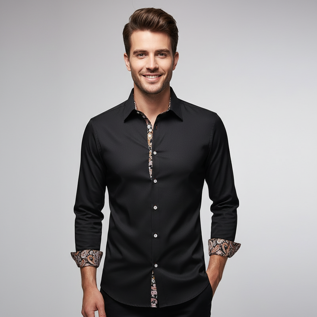 Modern slim fit overhemd voor stijlvolle herenlook