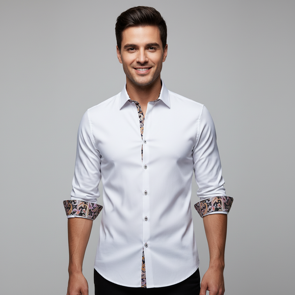 Modern slim fit overhemd voor stijlvolle herenlook