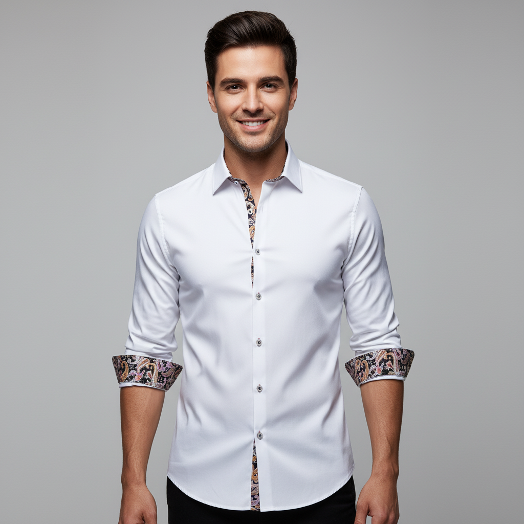 Modern slim fit overhemd voor stijlvolle herenlook