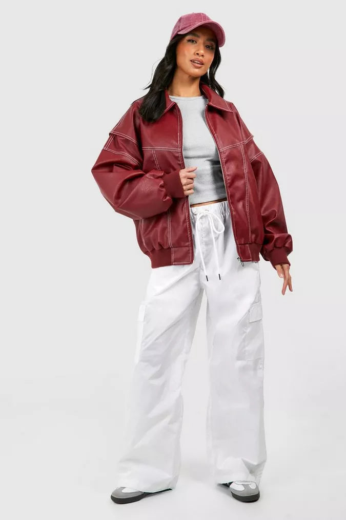 Novaro – Leather Bomber Jacket