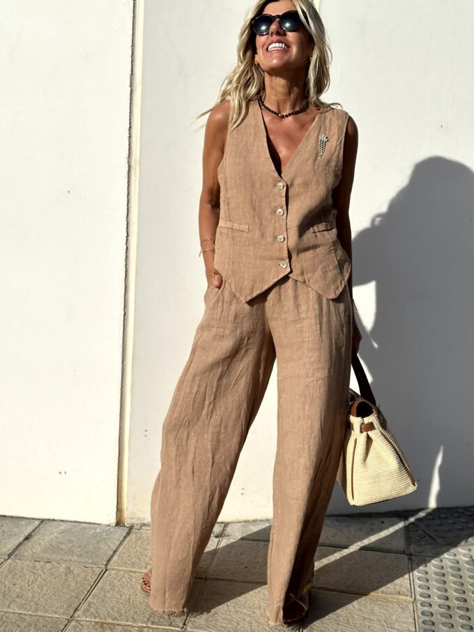 Delphine – Linnen Zomerset