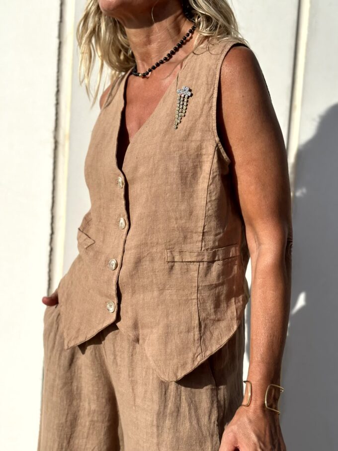 Delphine – Linnen Zomerset