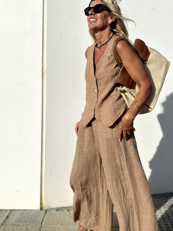 Delphine – Linnen Zomerset