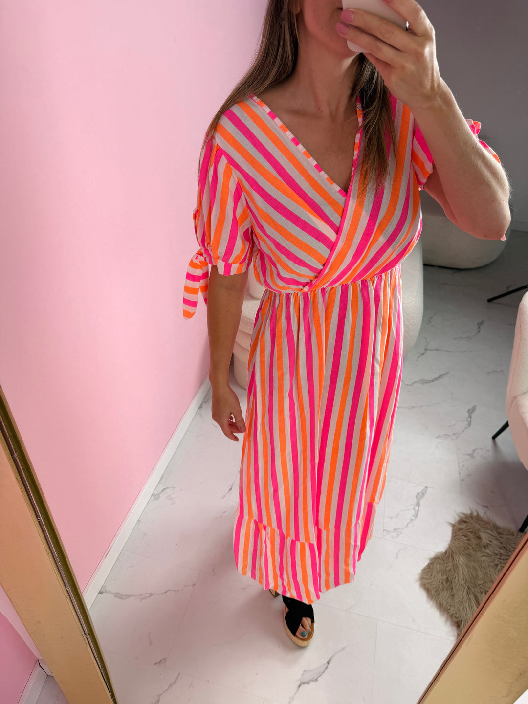 Marisol – Candy Stripe Dress