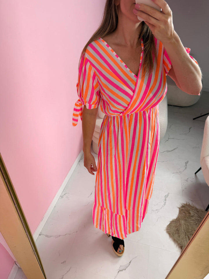 Marisol – Candy Stripe Dress