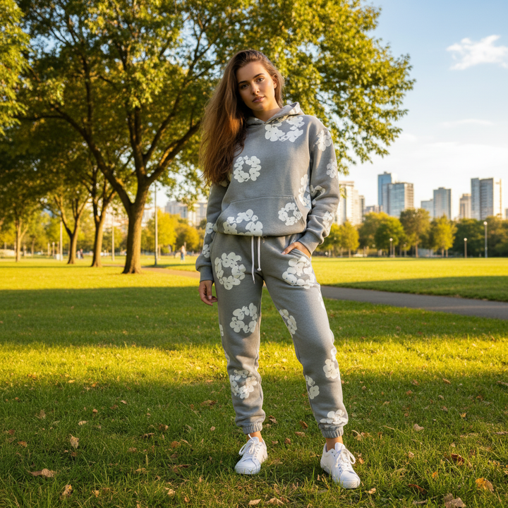 Isolde – Unisex trainingspak met iconische print