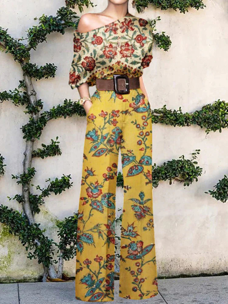 Amaya – Luchtige Jumpsuit Met Wijde Pijpen