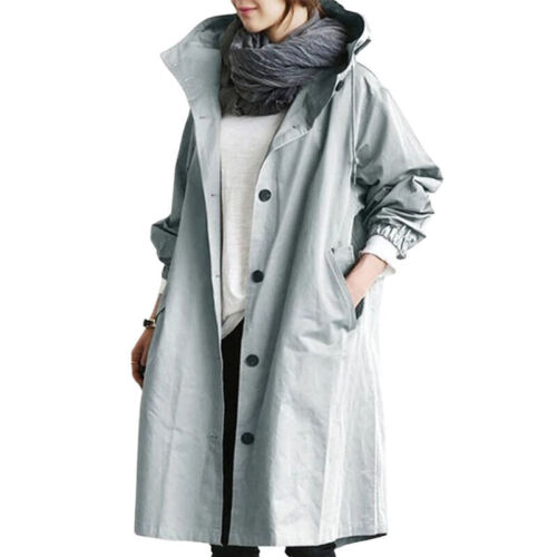 Lange dames trenchcoat met ceintuur en elegante pasvorm