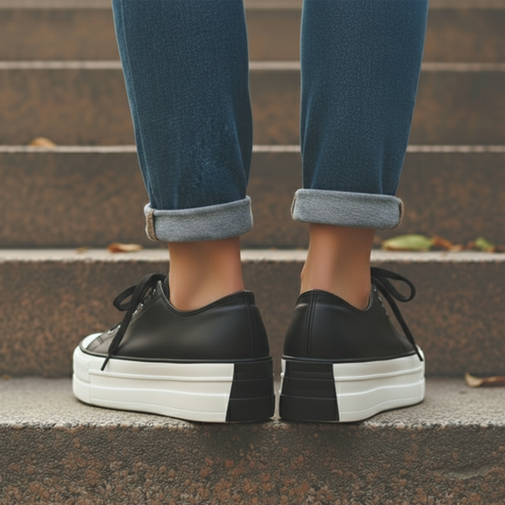 Moderne chunky platform sneakers voor dames met trendy streetstyle look